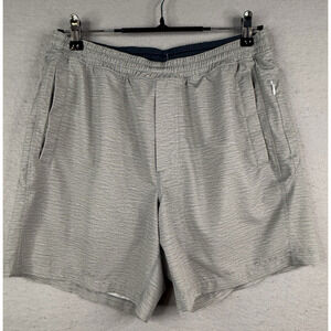 Birddogs Boom For Your Boom Stick Shorts Mens Sz L Heather Gray 7" Lined Stretch
